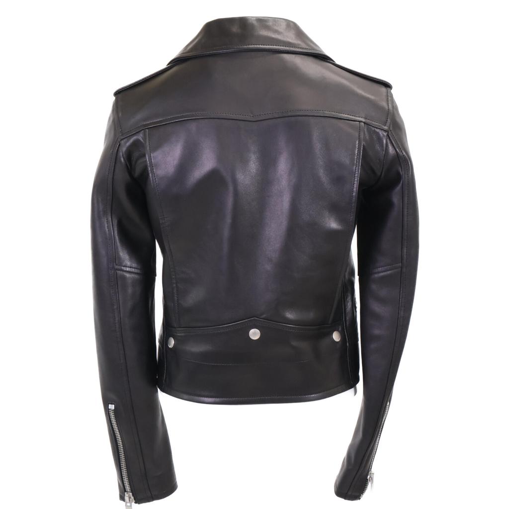 SAINT LAURENT PARIS Domestically authorized, 2015 model, 397287 Y5YA2, Eddie's period lamb leather double rider jacket Jacket 36 blackUsed