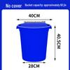 Large Food-Grade Plastic Water Storage Bucket - Extra Capacity & Thickened Design