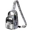 Bolsa de Corpo Transparente TINYAT para Mulheres, Aprovada para Estádios, PVC Impermeável, Bolsa de Ombro Multifuncional, Bolsa Transversal, Vinil, Perfeita para Concertos, Viagens,