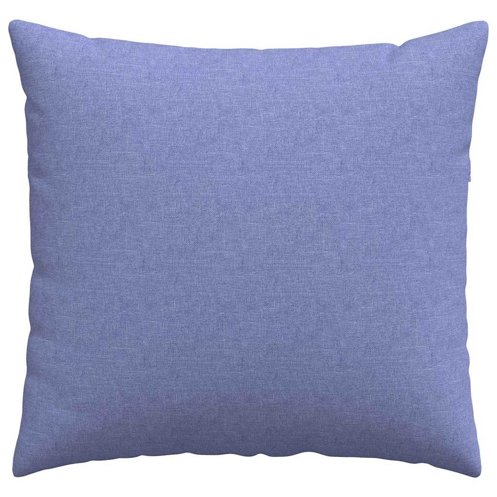 Sofa Cushions 2 Pcs Denim Blue 45 X 45 Cm Fabric