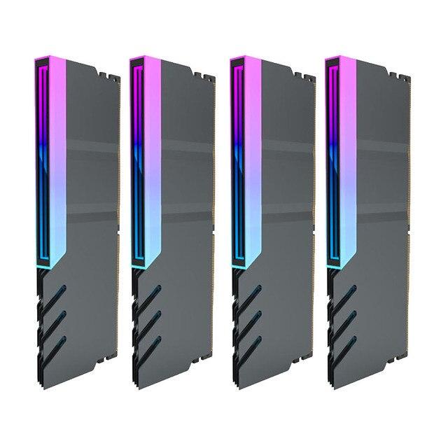 Jonsbo NC-1 RAM Heatsink Cooler RGB 256 Color PC Memory Cooling Vest Heat Sink Radiator For DDR DDR3 DDR4 Desktop PC Ram Memory