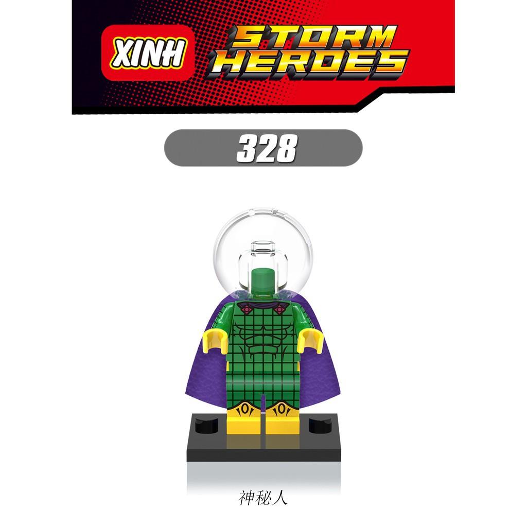 X0123 XH325 Doctor Octopus Compatible with LE-GOing Minifigures Punisher Vulture Sandman Building Blocks Kids Toys