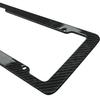 1/2 plastic ABS carbon fiber patterned license plate holder with standard screw kit for license plate frame protection parts License Plate Covers
