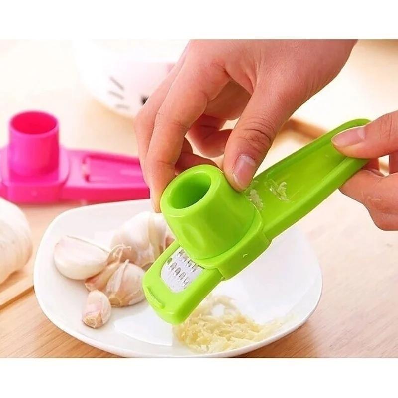 Kitchen Gadget Multi-functional Creative Garlics Grinder GarlicPaste GarlicPress KitchenTool Household VegetableTools Homegadget