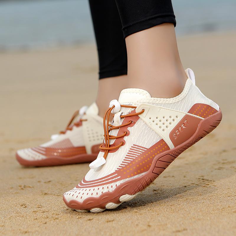 Couples' Stream-Tracing Shoes Outdoor Swimming and Wading Shoes Lightweight Quick-Dry Beach Shoes Hiking Five-Toe Mountaineering Shoes
