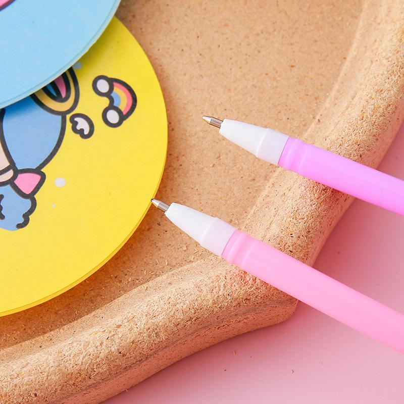 Creative Ballpoint Pen Cartoon Plastic Hand Fan Pens Cute Student Children School Stationery Wedding Party Gift