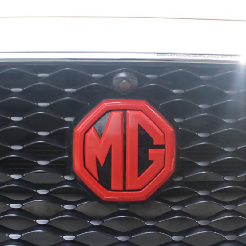 For MG 6 5 MG ZS HS Car Rear Emblem Front Grille Badge High-end Decals Car Styling Plastic Car Stickers Auto Exterior Decoration wue1