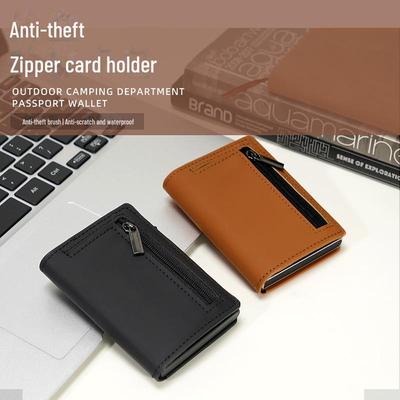 Cross-Border Simplified Dual-Fold Wallet with Multi-Card Slots and Large Capacity
