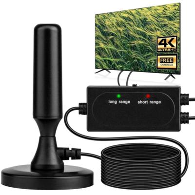 Antenna TV Portata 800+ Miglia DTMB DVB-T Digitale HDTV con Base Magnetica e Cavo HD, Canali Locali per Smart TV 4K da Interno e da Esterno,