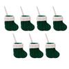 7PCS Christmas Socks Set for Tree Hanging Decorations Indoor Holiday Ornament Pendant Multi Use Festive Decoration for Home