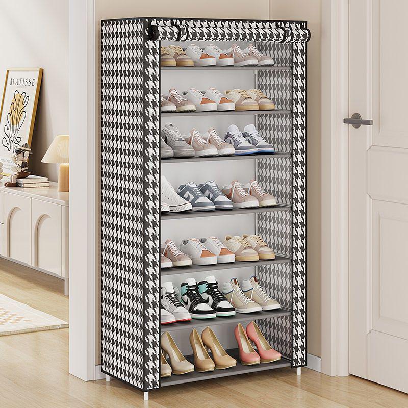 Multi-Layer Dustproof Shoe Rack for Dormitory and Entryway Storage
