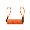 1.2M Yellow Disc Lock Reminder Cable Lock Anti-Theft Rope Alarm Disc Lock Spring Cable Security Reminder for Motorcycle