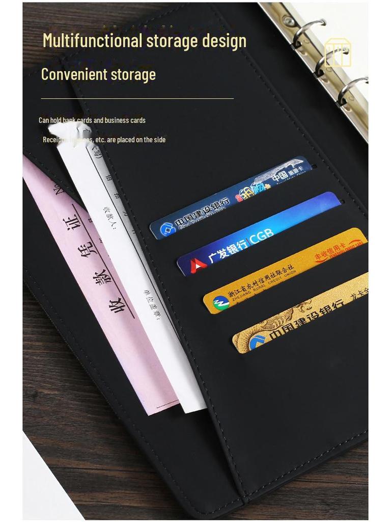 A5 Multi-Function Business Notebook with USB Charging & Luminous Logo USB Drive