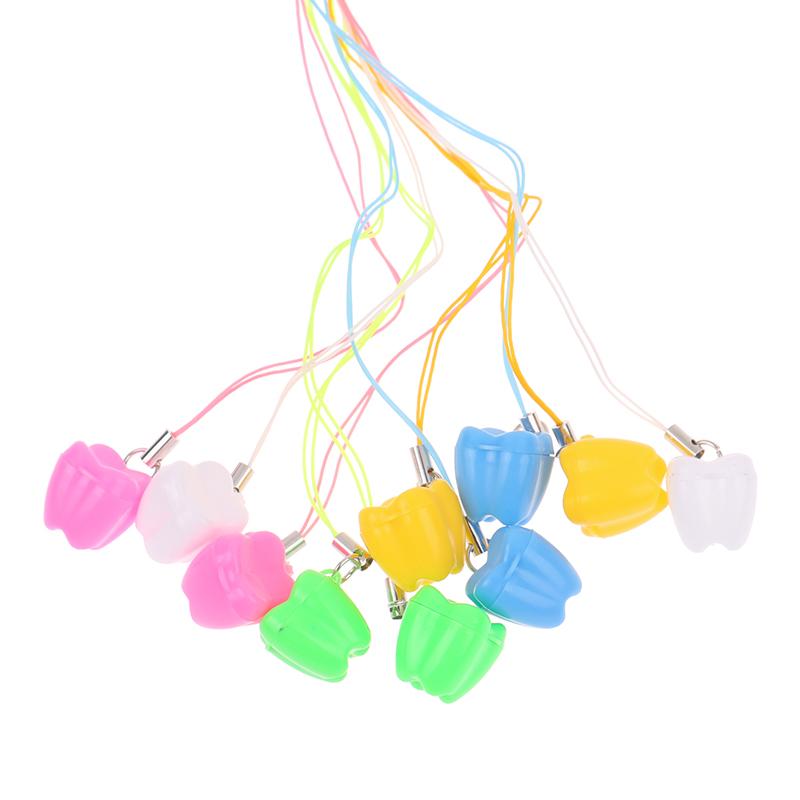 50Pcs Baby Tooth Box Tooth Shape Milk Teeth Storage Boxes Baby Souvenir Gift