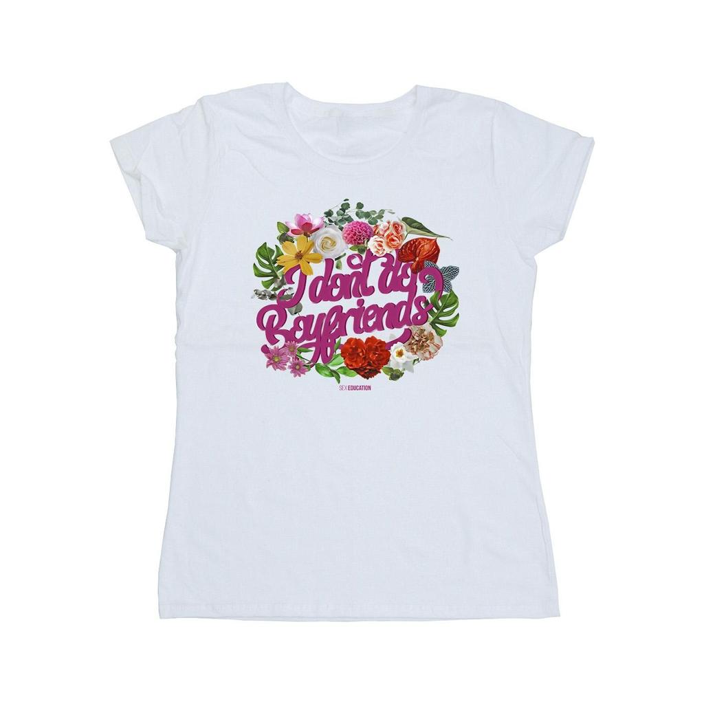 Netflix Womens/Ladies Sex Education I Dont Do Boyfriends Cotton T-Shirt