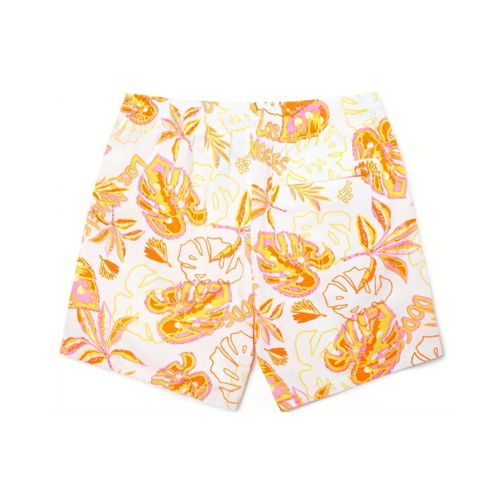 MLB SS22 All Over Floral Lace-Up Regular Shorts Unisex Shorts White 3ASMN0123-07WHS