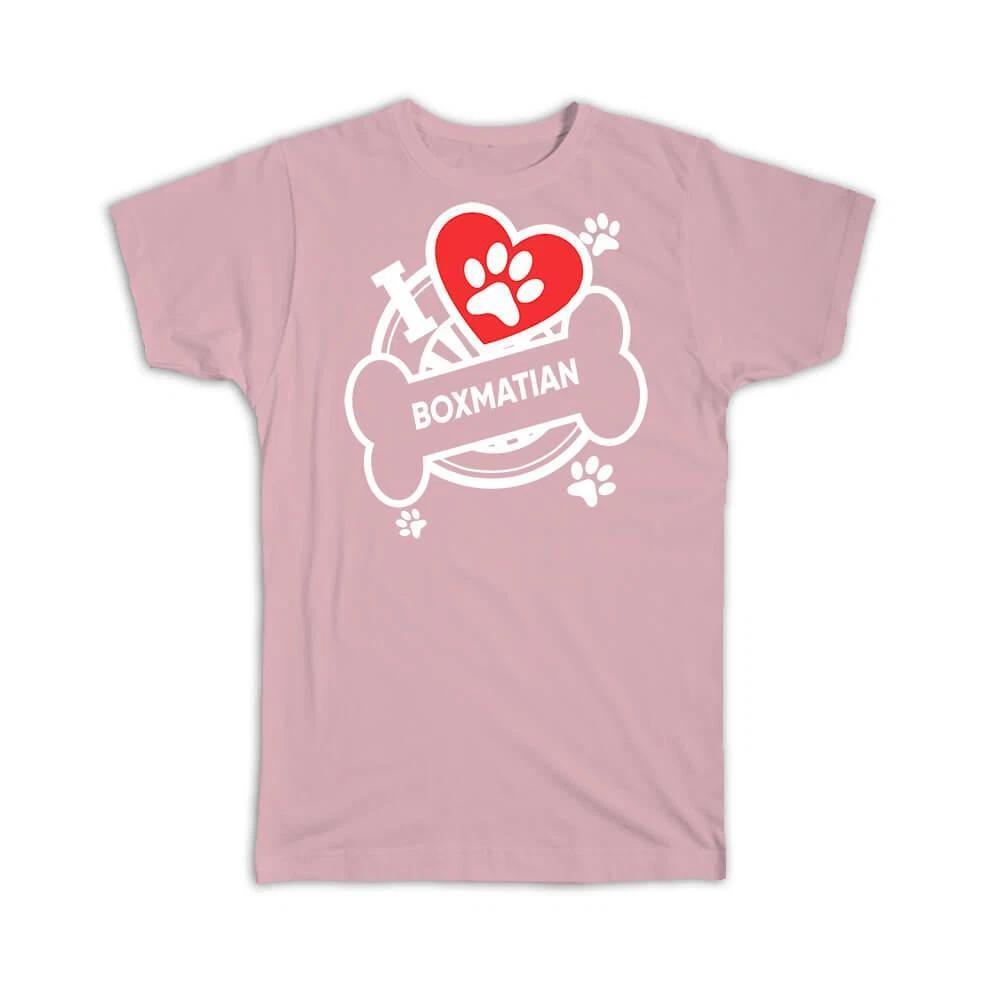 Boxmatian: Gift T-Shirt Dog Breed Pet I Love My Cute Puppy Dogs Pets Decorative 4XL