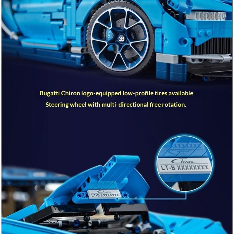 Bugatti Veyron 42083 Remote Control Mechanical Group Sports Car Adult Difficult Assembly Building Block Toy