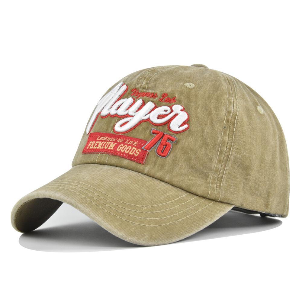 Cap Duck Stereoscopic Alphabet Player Embroidered Baseball Cap Vintage Visor Cap