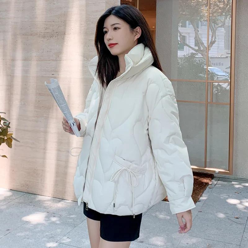 Down Padded Jacket Women's Thick Winter Bread Jacket Loose Padded Jacket