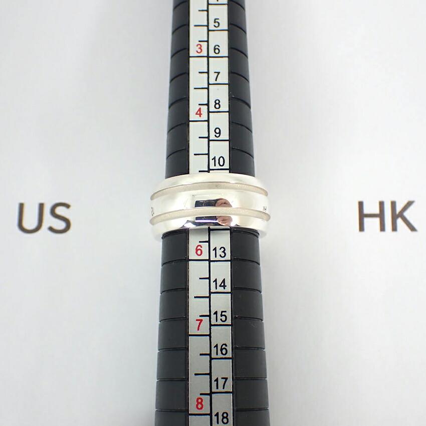 [Used] TIFFANY 925 Double Line Ring / Size 10 / j51-10