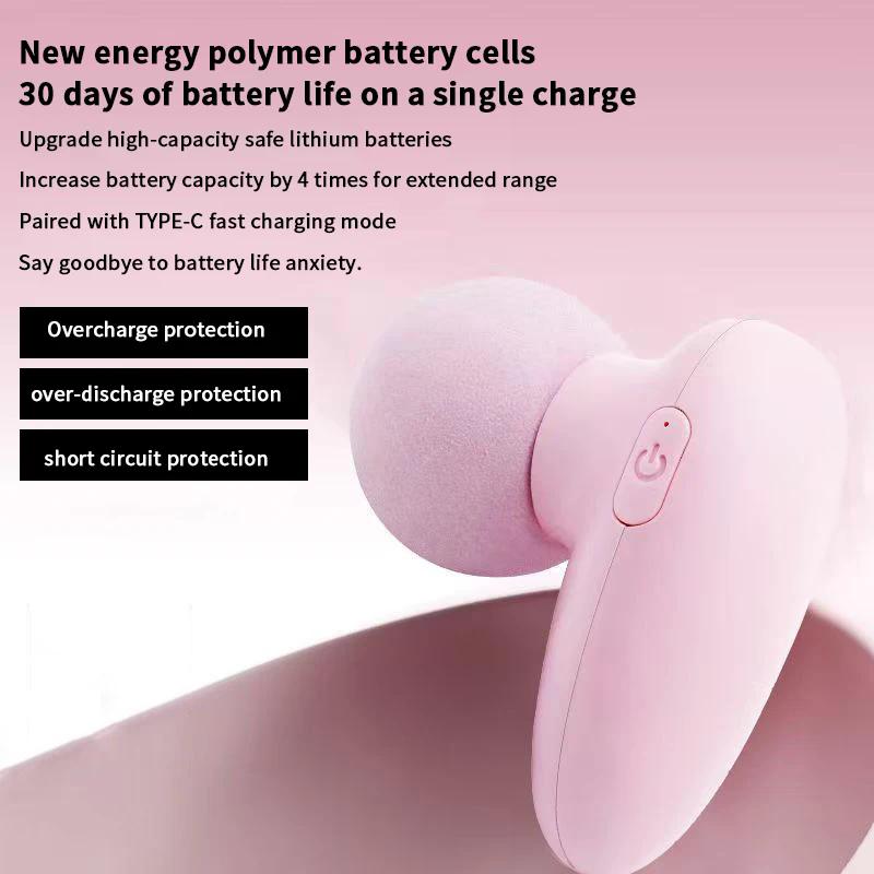Portable Mini Electric Massage Facial Percussion Pistol Massager Body Deep Tissue Muscle Relaxation Pain Relief Body Massager