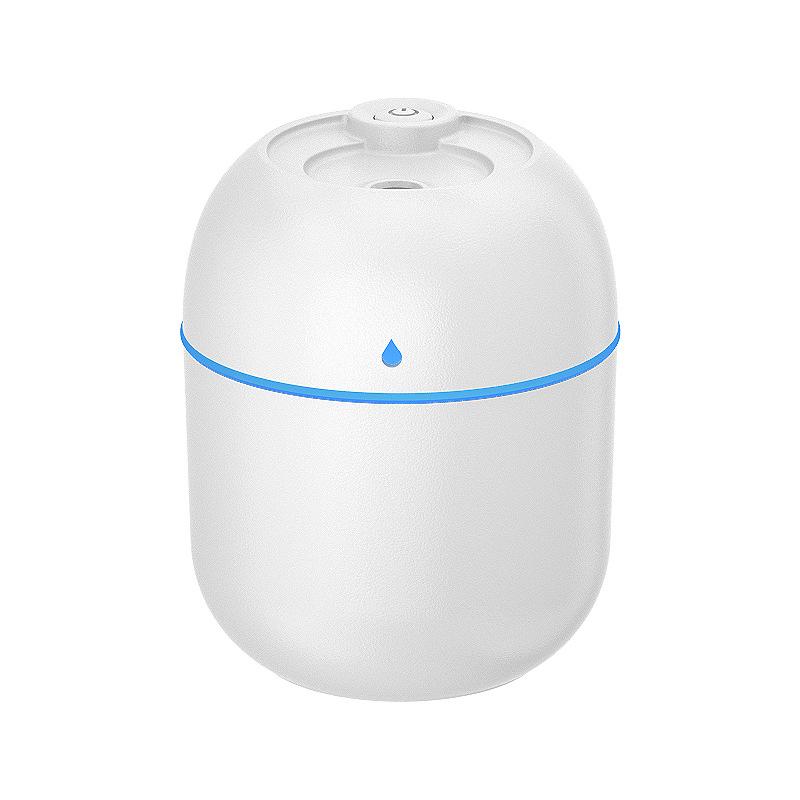 USB Colorful Water Drop Silent Indoor Air Humidifier with Large Spray