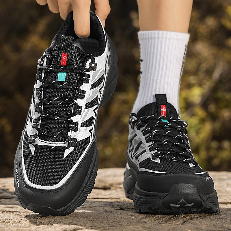 Running Shoes Men Low-top Breathable Walking Shoes Men Lightweight Mesh Anti-slip Comfort Wear-resistant Casual Shoes Men