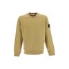 Garment Dyed Fleece Sweatshirt Dark Beige Men Tops Tan 101563051-V0098