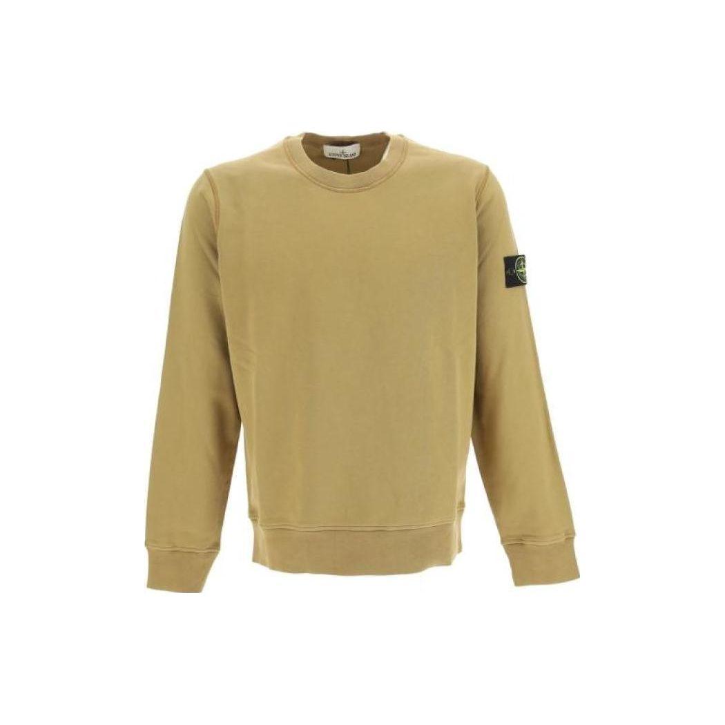 

Stone Island Garment Dyed Fleece Sweatshirt Dark Beige Men Tops Tan 101563051-V0098 S