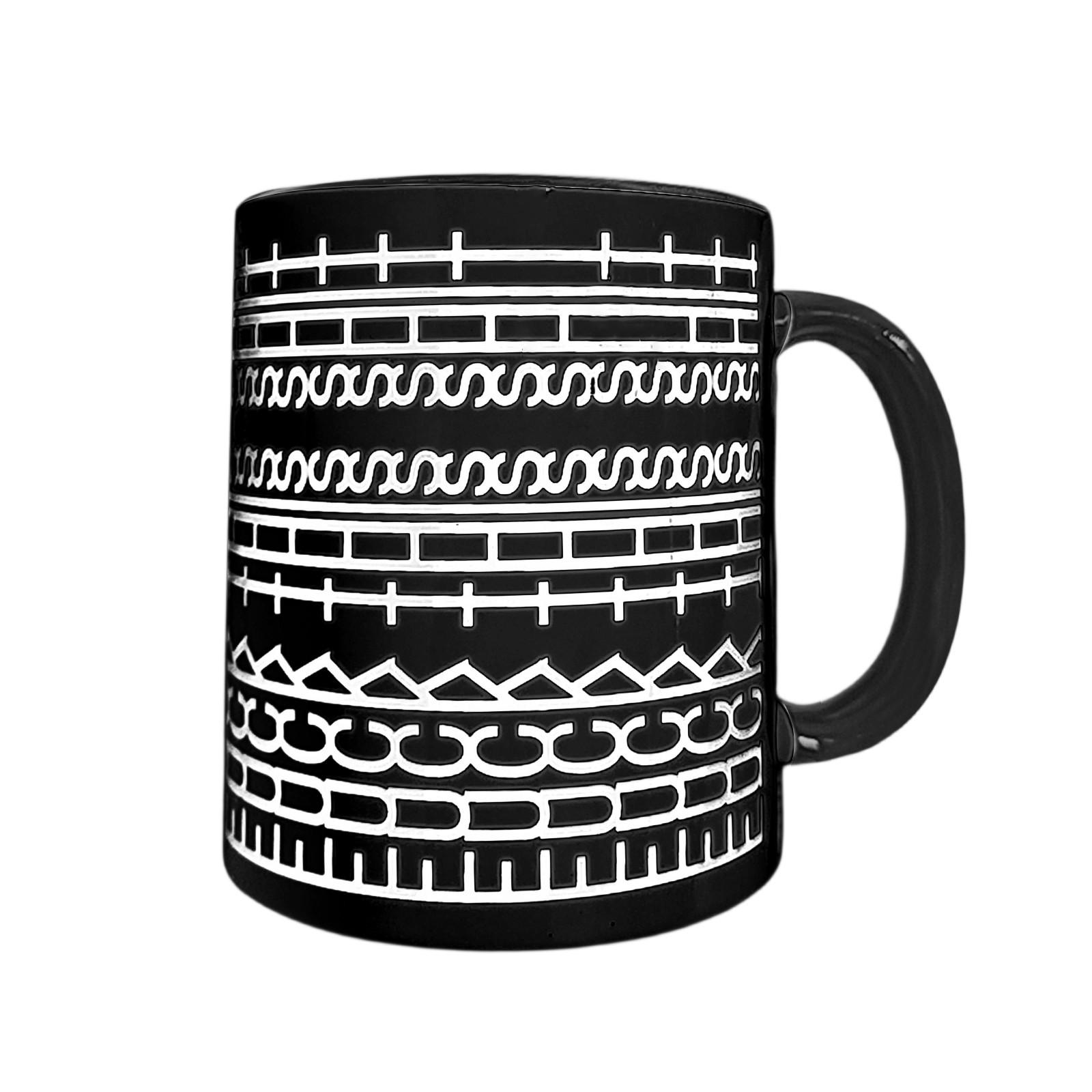 

Творческая новая керамическая кухонная забавная черная кофейная чашка BE