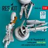 Reskit Thunderbolt II Landing Gear Great Plastic Model Kit Parts 1/48 A-10 (Early/Late Model) (for Wall) RSKU48-0496 (Airplane)