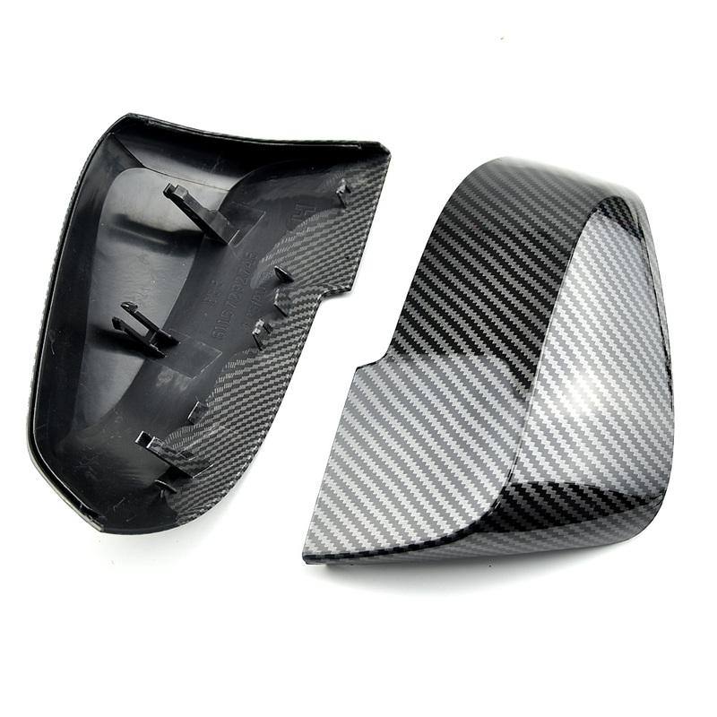 Rearview Mirror Cover Cap Carbon Black For Bmw F20 F21 F87 M2 F23 F30 F36 X1 E84 2013-