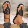 Fashion Black New Open Toe Women Slippers Summer Fashion Breathable Slippers Comfortable Sandals Wedge Buckle Woman Shoes Slides Women