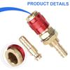 Quick Disconnect Fittings for Gas and Water Lines with 8mm Diameter For Tubes