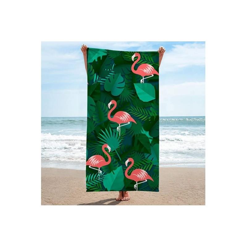 Superfine Fiber Square Beach Towel With 3d Digital Print For Beach Vacation Use