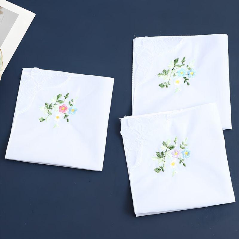 

Zeliu Набор из 3 носовых платков Женский Хлопковый Вышитый Носовой Платок Чистый Хлопок Маленький Квадрат Кружево Кружево Полотенце 100% Хлопок Носовой Платок LSXH-8602-6