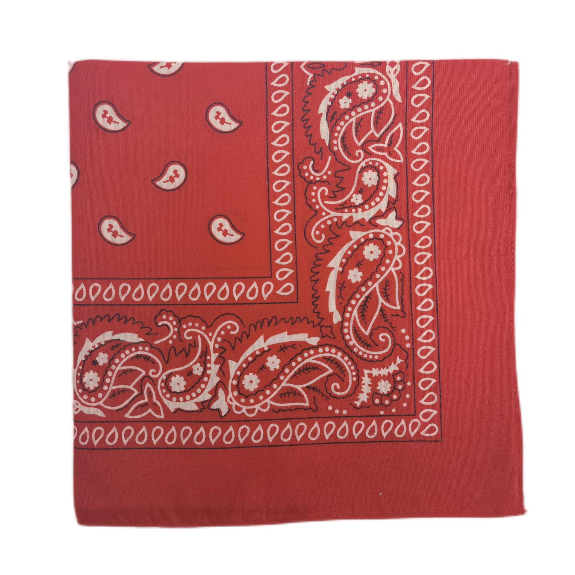 

Квадратный шарф с цветочным узором пейсли для хип-хопа, уличных танцев и велоспорта 55x55 cm