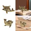 Fish Statue Antique Bronze Collectible Marine Animal Figure Animal Sculpture for Bedroom TV Stand Hotel Living Room Bookshelf
