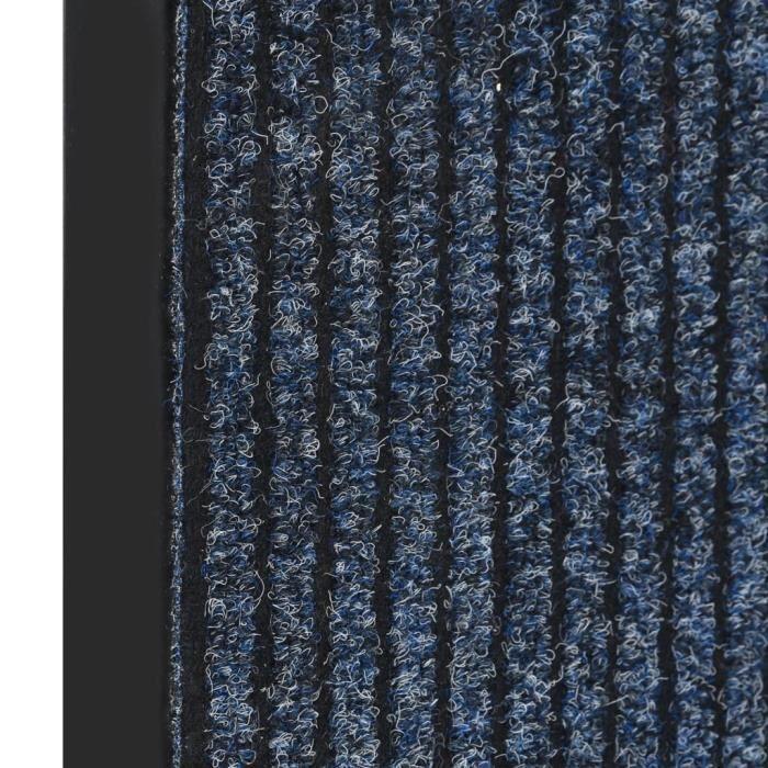 VidaXL Paillasson rayé Bleu 40x60 cm