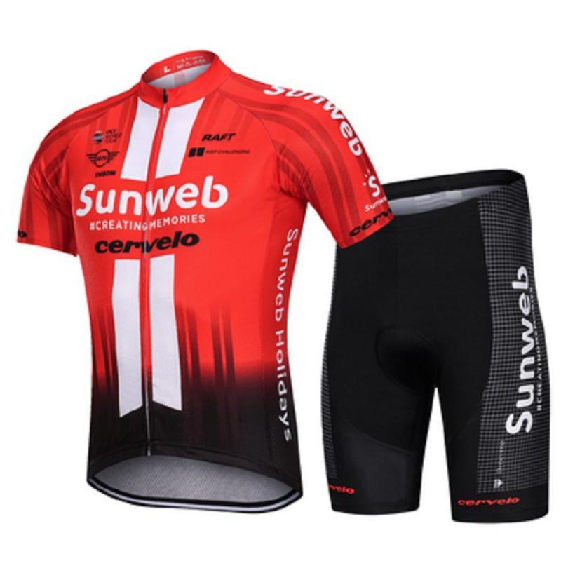 Mens Cycling Jersey Set Short Sleeve Road Bike Outfit Breathable Riding Gear