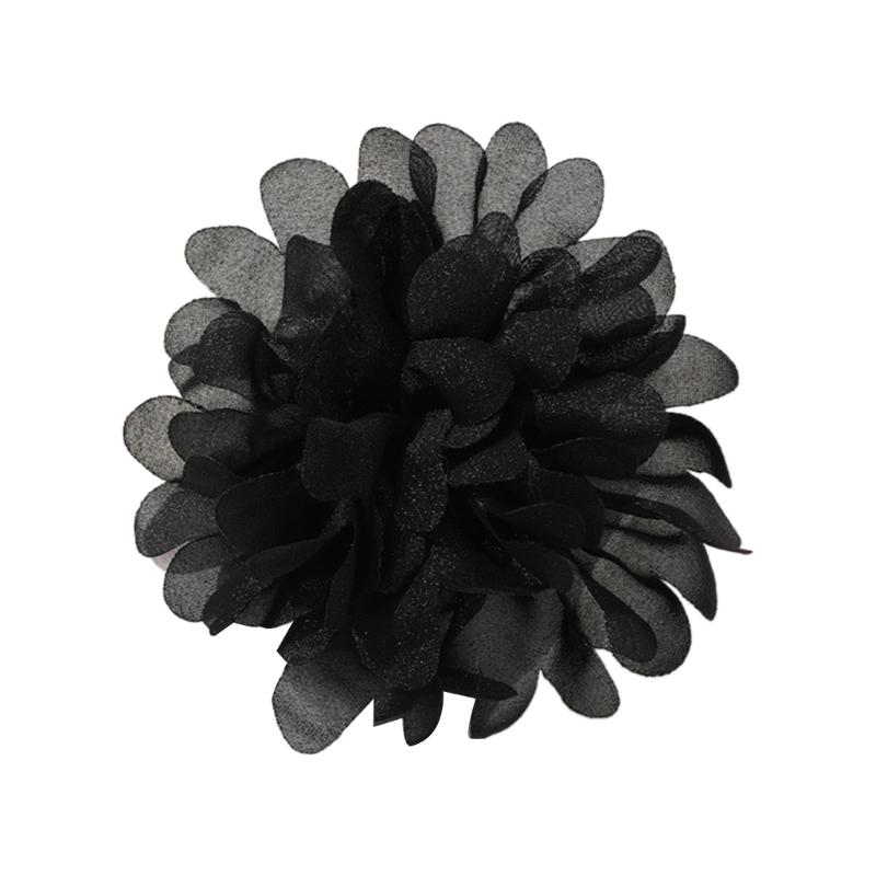 Camellia Shape Brooch Flower Theme Clothes Chiffon Breastpin for Loved Ones