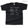 Unisex Baumwolle Wissenschaftliche Meowthode Grafik Hochwertiges T-Shirt Street Casual Stil Tee für Unisex und Damen