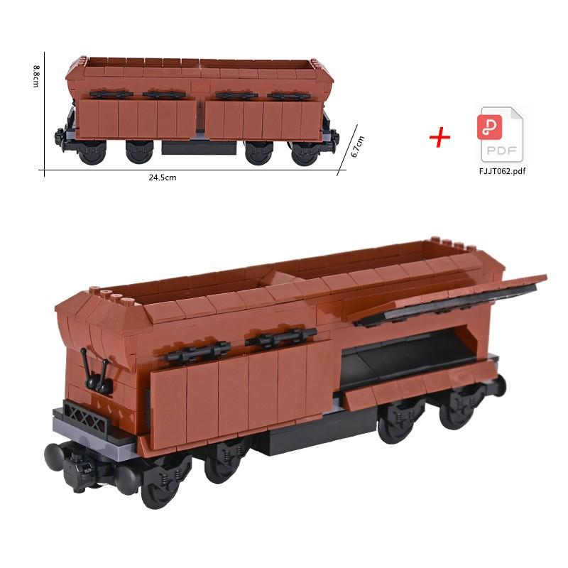 Idee Esperte Creative Città Natale Retro Carrozza Turistica Carro Armato Treno MOC Espresso Ferroviario Mattoncini Blocchi da Costruzione Giocattoli