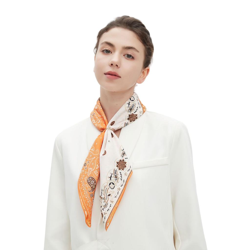 Mid-high Premium Spring, Summer and Autumn Thin Baotou Anti-wrinkle and Antistatic Double-sided Printed Silk Scarf Square Scarf
