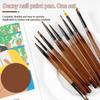 French Stripe Nail Art Liner Pinselspitzen Ultradünner Strichzeichnungsstift UV-Gel Malpinsel Maniküre-Werkzeuge