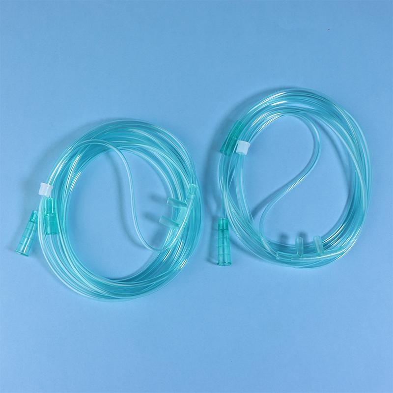 5Pcs 1.5M/2M Disposable Oxygen Cannulas Nasal Cannula Soft Nasal Oxygen Tubing O2 Cannula For Adults Medical Pipe Home Tube