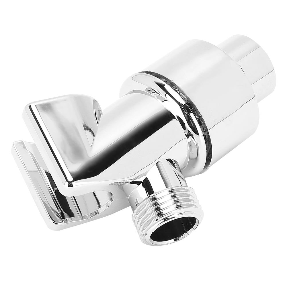 Electroplating Tee Shower Head Bracket Holder Adapter Fittings for Home Bathroom Use