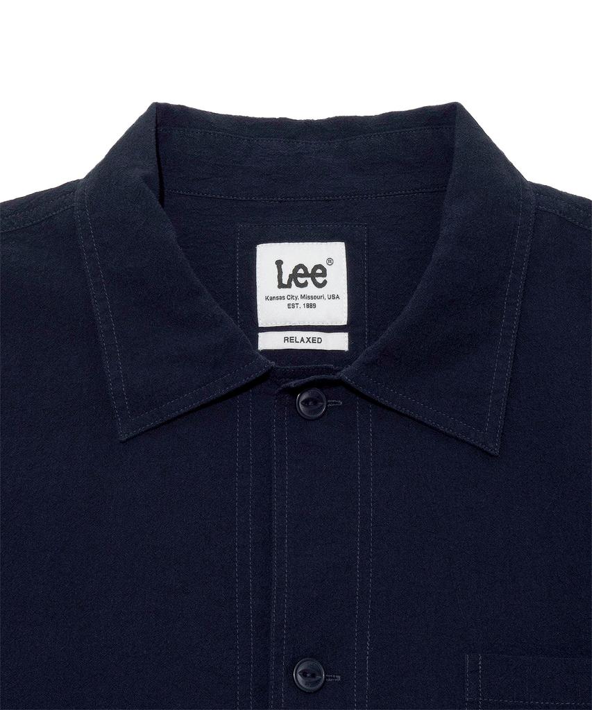 LEE Coverall Short Sleeve Shirt Navy