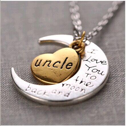 Necklaces, Valentine'S Day Ornaments, Love Moon Couple Necklaces, Pendants